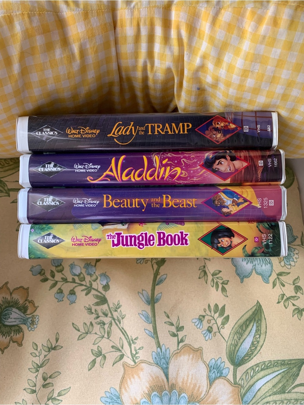 Set of 4 Disney Black Diamond Collectible VHS Tapes Excellent Condition